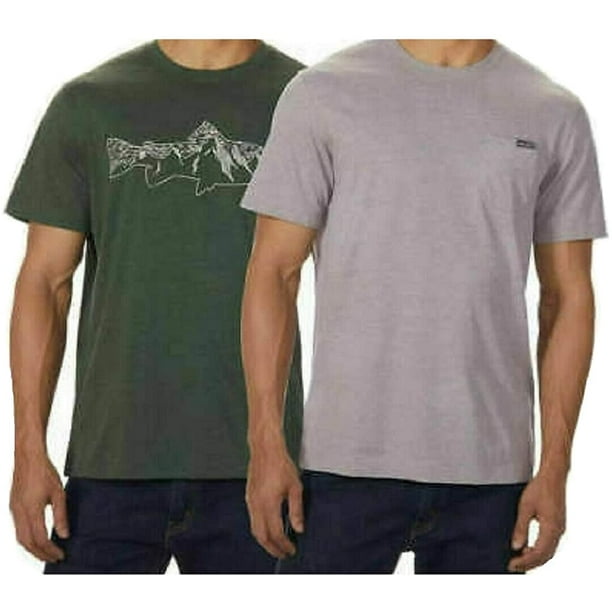 NEW!! Light Heather Grey, XL Eddie Bauer Men's 2-Pack Graphic&Pocket T-Shirt NEW!! Light Heather Grey, XL Eddie Bauer Men's 2-Pack Graphic&Pocket T-Shirt
